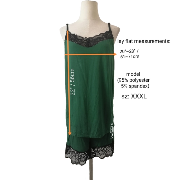 sz:XXXL, green  loungewear two piece suit - Picture 2 of 5